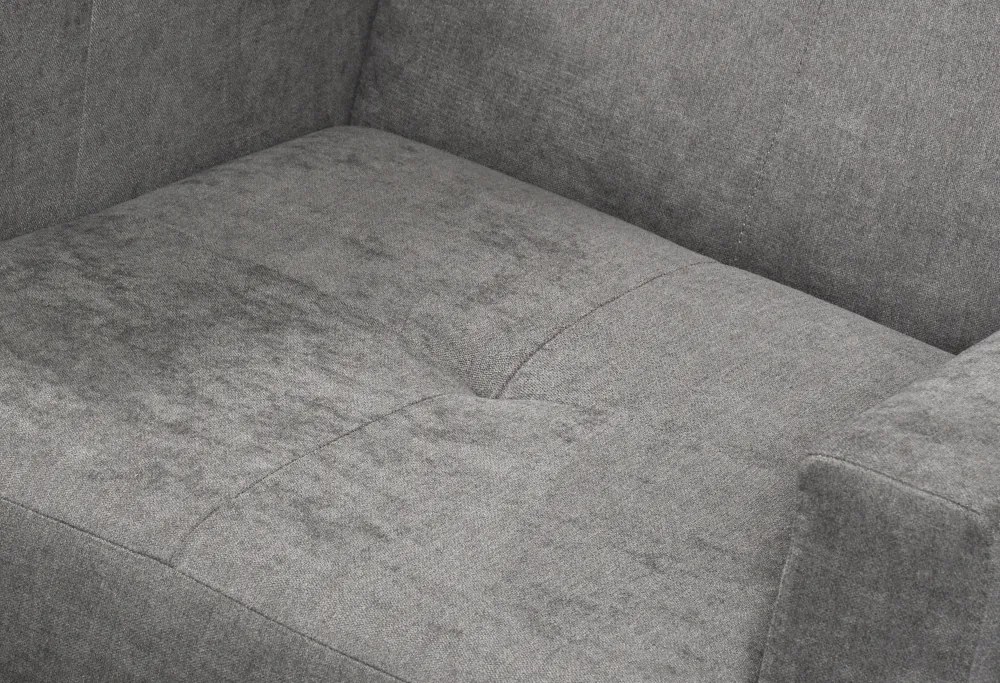 Fotel, szürke szövet, VALDO