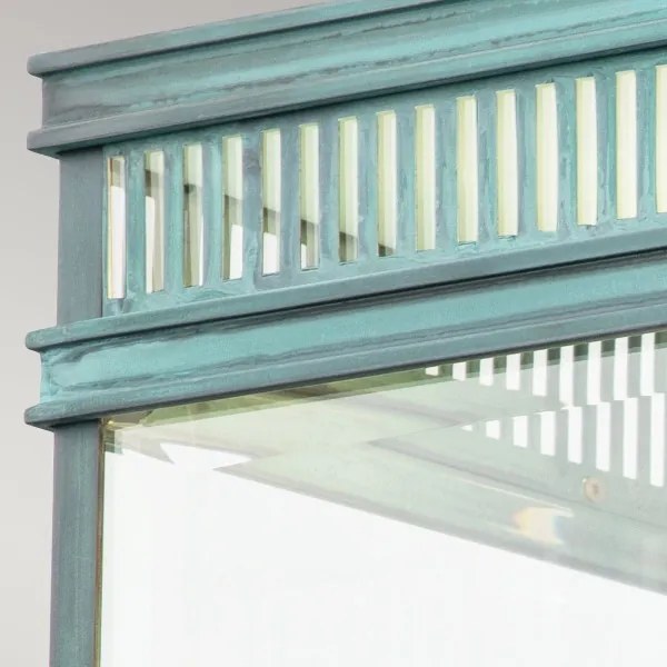 Elstead HOLBORN-F-VDG - HOLBORN kültéri lámpa 2xE27/60W/230V IP44 türkiz