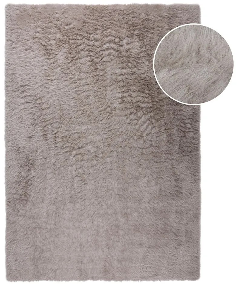 Barna szintetikus szőrme szőnyeg 80x150 cm Alpine Faux Fur – Flair Rugs