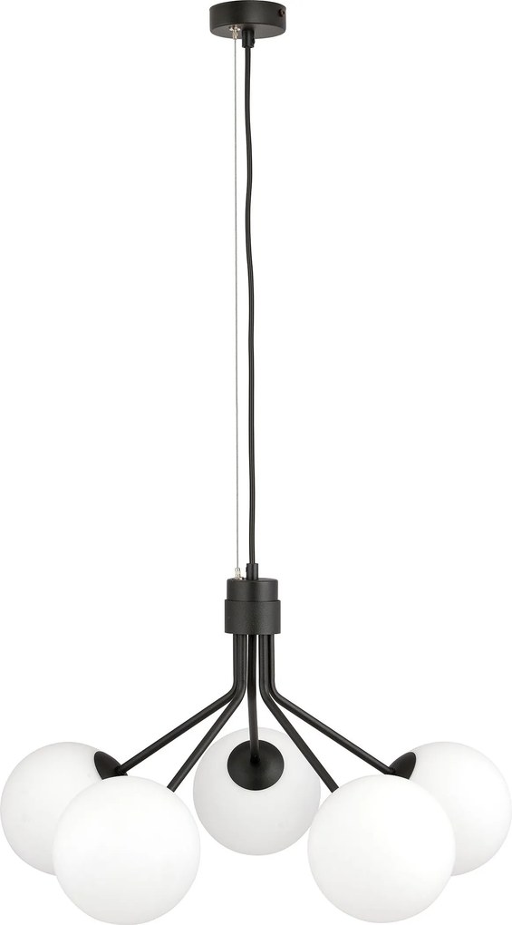 Emibig modern skandináv függeszték nova fehér fekete emi1138/5