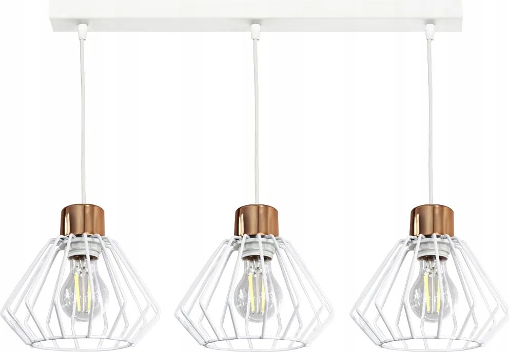 Csillár Függőlámpa Drót Réz Modern
