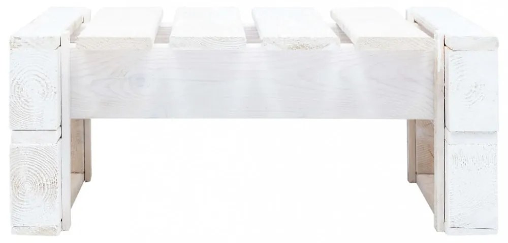 fehér impregnált fenyőfa kerti raklapzsámoly