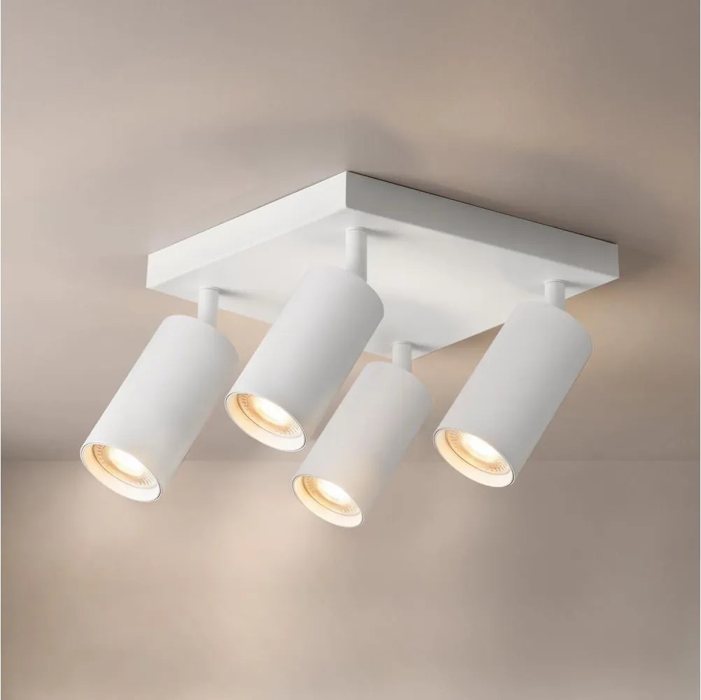 Brilagi - Spotlámpa SELE SQUARE 4xGU10/30W/230V fehér