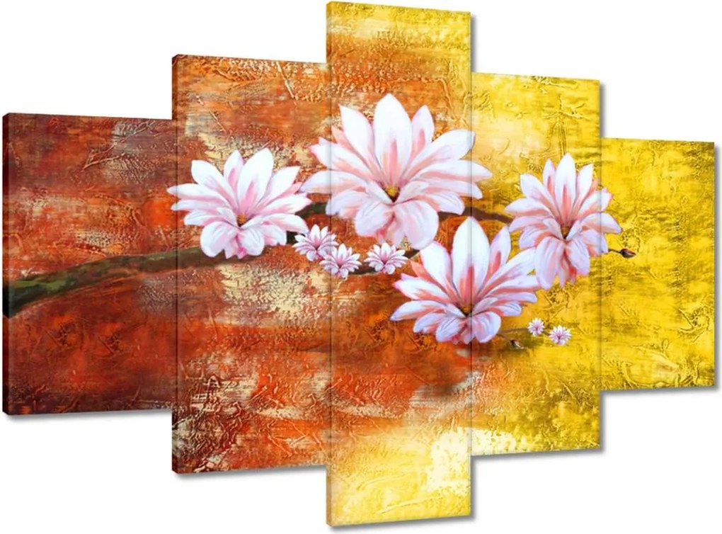 Vászonkép 150x105 Magnólia ág virágok