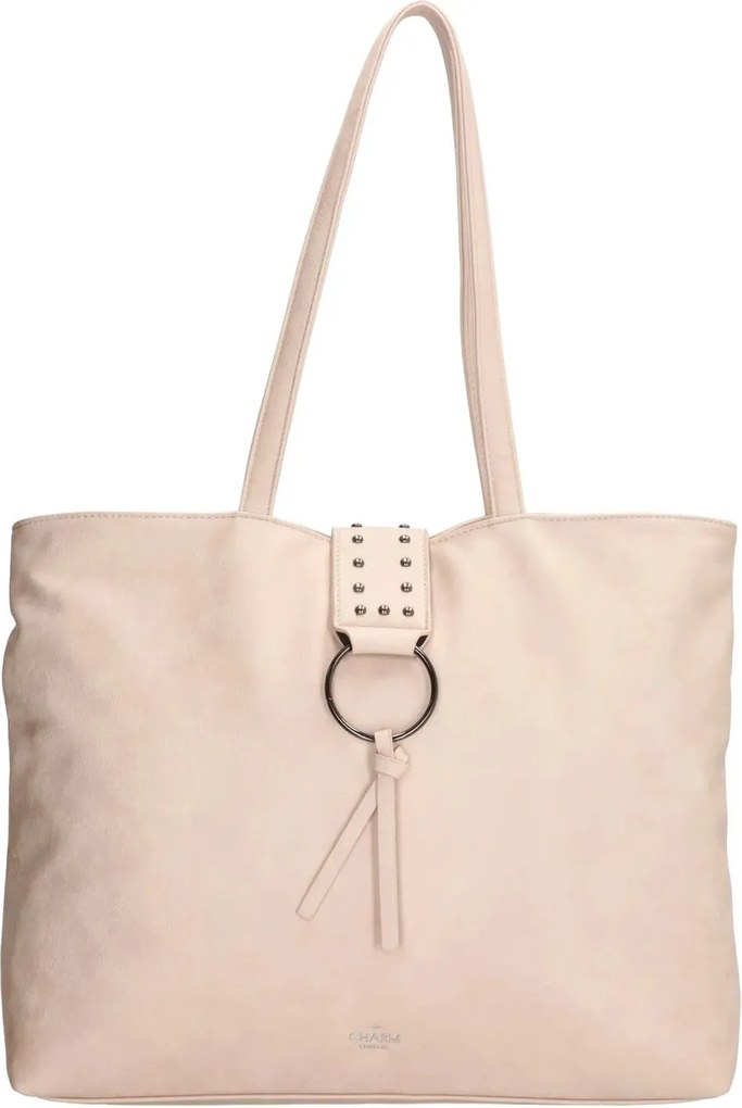 Bézs nagy shopper válltáska „Olivie“
