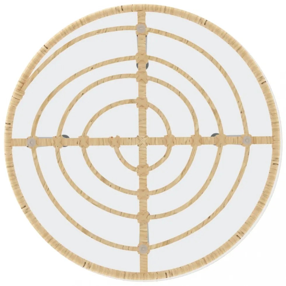 5 részes polyrattan kerti étkezőgarnitúra
