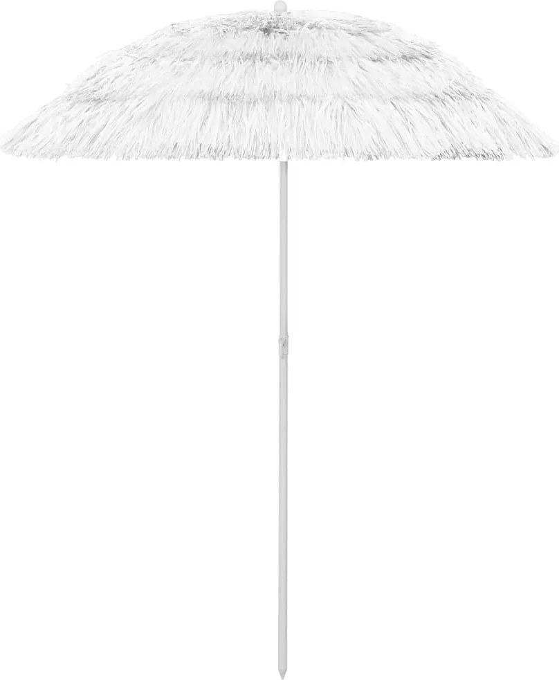 vidaXL fehér hawaii stílusú strandnapernyő 180 cm