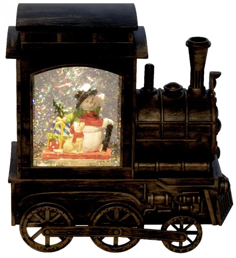 Lámpás vízkeveréssel, csillámokkal