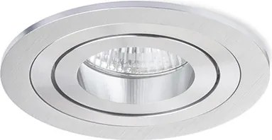 RENDL PASADENA GU10 R zápustná česaný hliník 230V LED GU10 7W