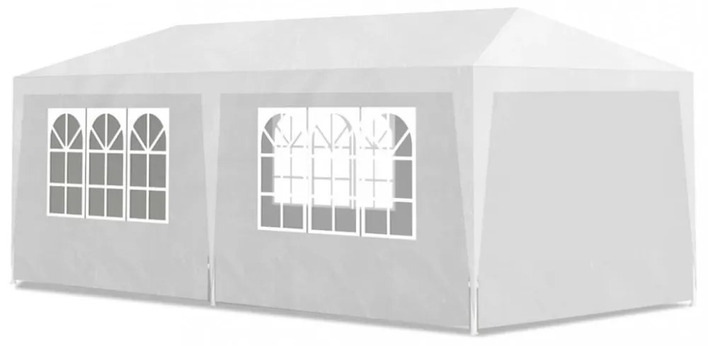 fehér partisátor 3 x 6 m