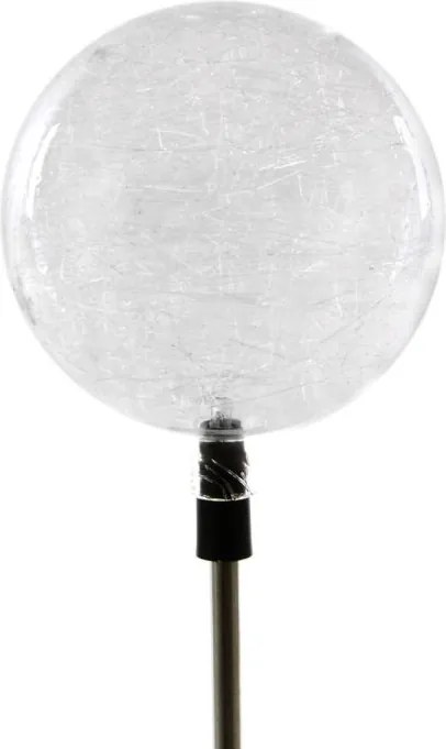 Kerti szoláris LED lámpa Garth – színváltó üveggömb