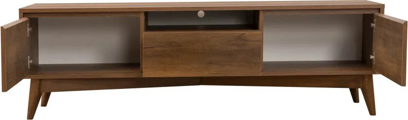 Vina TV-állvány, dió, 170 cm