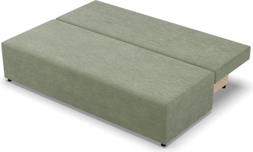 Nobu kanapé, kordbársony, zöld