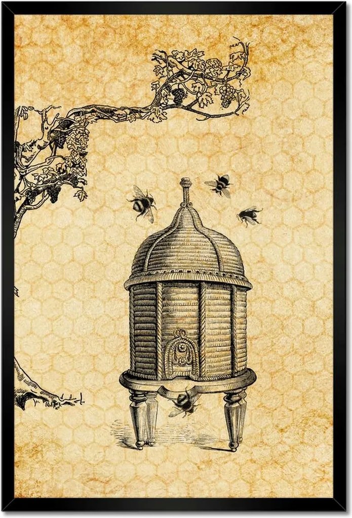 Poszterek keretben 40x60 Méz Méhészet