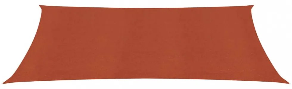 terrakotta HDPE napvitorla 160 g/m² 4 x 7 m