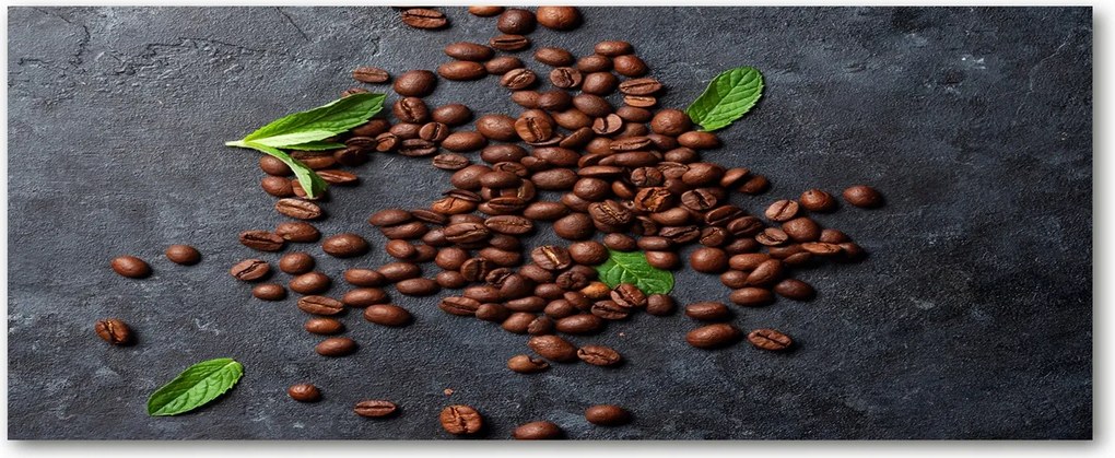 Modern üvegpanel a konyhába Kávébab XXL