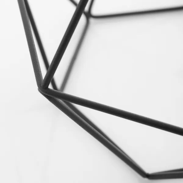 Fali lámpa BASKET 1xE27/60W/230V fekete