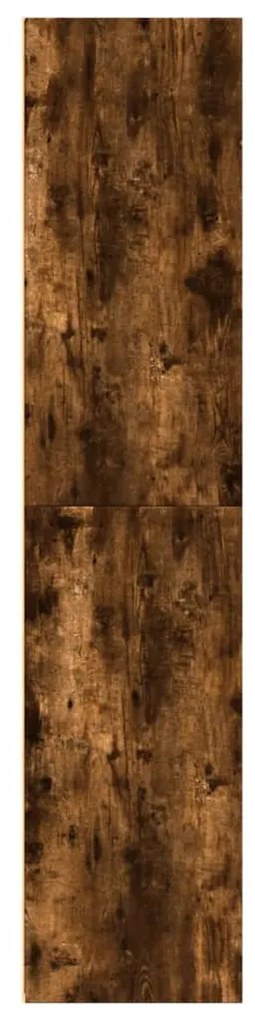 füstös tölgy színű szerelt fa magasszekrény 70 x 41 x 185 cm
