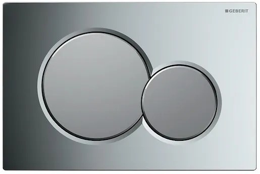 Geberit Sigma01 vezérlőgomb műanyagból króm kivitelben fényes felülettel 115.770.KA.5