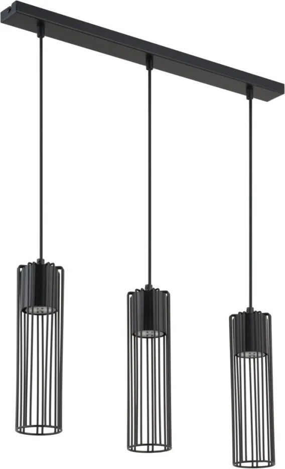 SIGMA LIGHTING 33453 FOBIA Többágú Függesztett Lámpa Fekete GU10 IP20