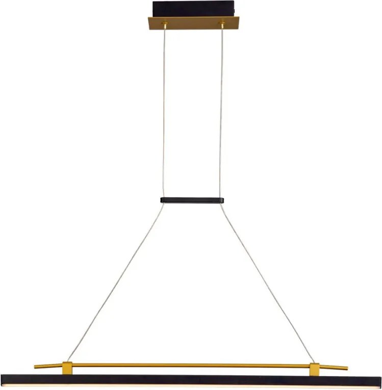 ITALUX 5900644337959 MERLOT Modern Led Függesztett Lámpa Fekete, Arany LED IP20