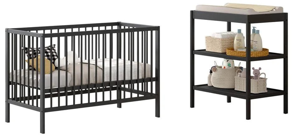 Bükkfa gyerek bútor szett 2 db-os Dino – Vipack