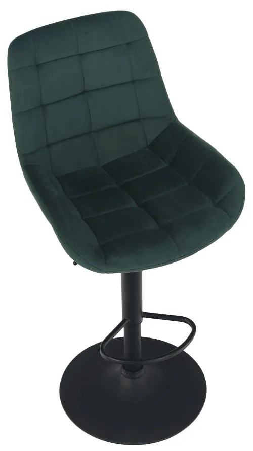 CHIRO NEW sötétzöld bársony bárszék