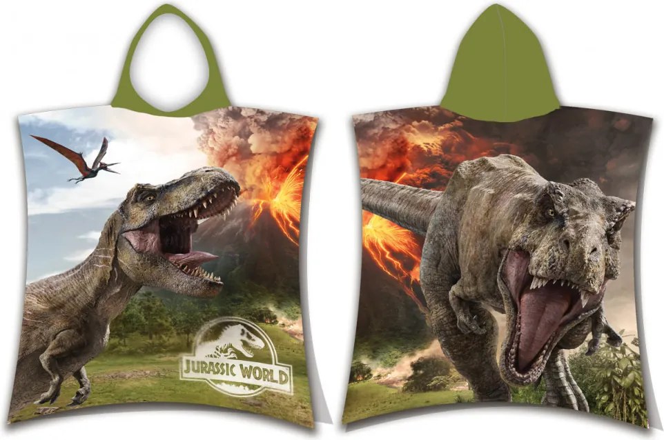 Jurassic World Volcano strand törölköző poncsó 50x115cm