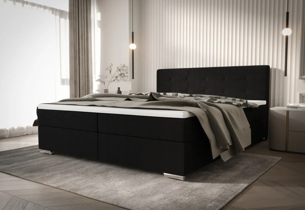 SARINA 3 kárpitozott ágy, 180x200, cosmic 16