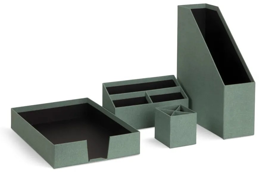 Karton rendszerező szett 4 db-os Hugo Canvas Paper Laminate – Bigso