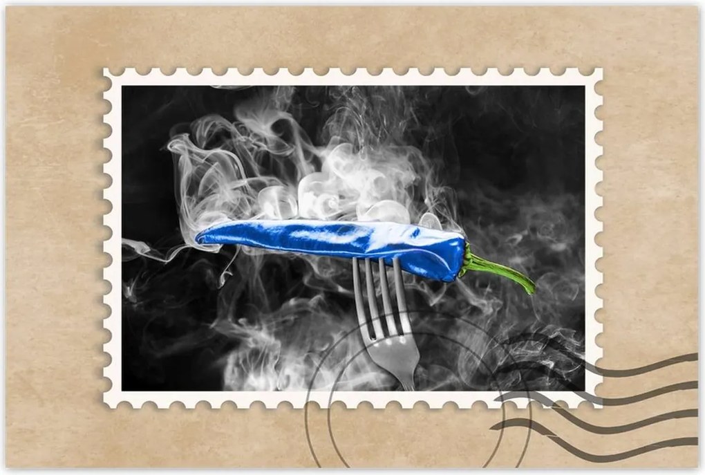 Poszterek 90x60 A paprika kék ereje