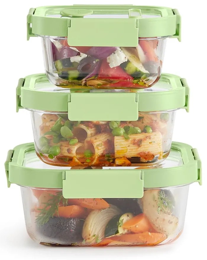 Élelmiszertartó doboz szett 3 db-os – Lékué