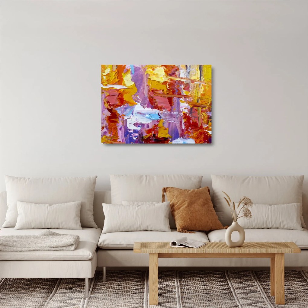 Üveg kép - Olajfestmény (70x50 cm)
