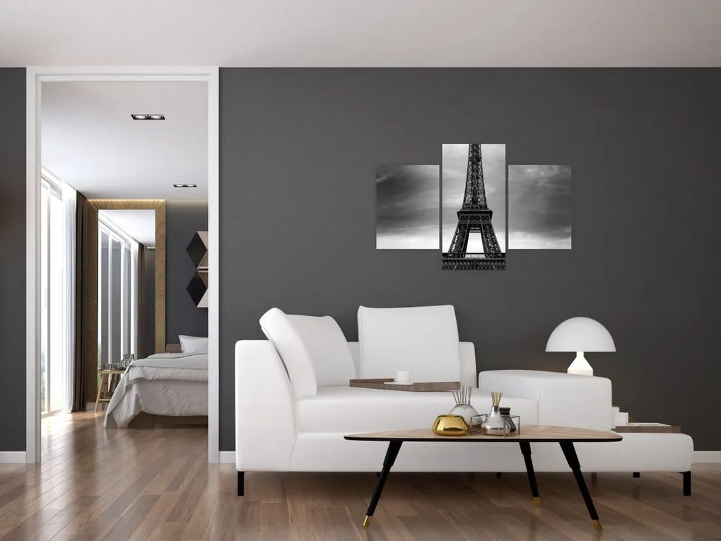 Kép - Rózsaszín autó Párizsban (90x60 cm)