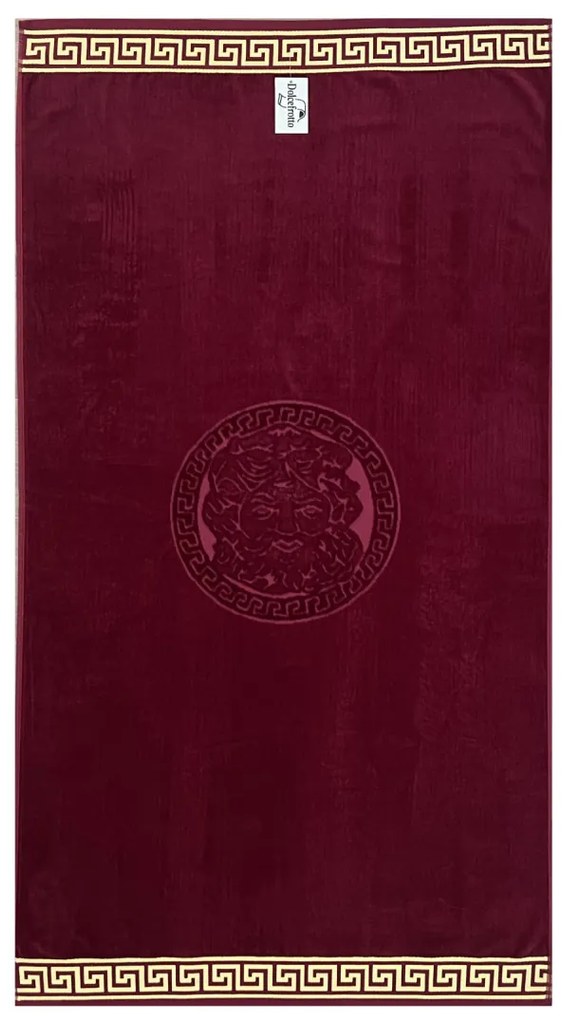 Poseidon bordó strandtörölköző