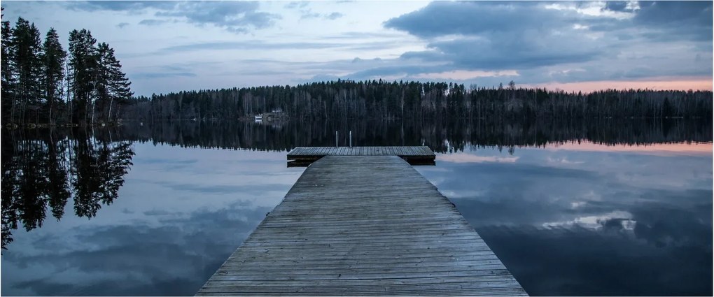 Kép - Móló a tón (120x50 cm)