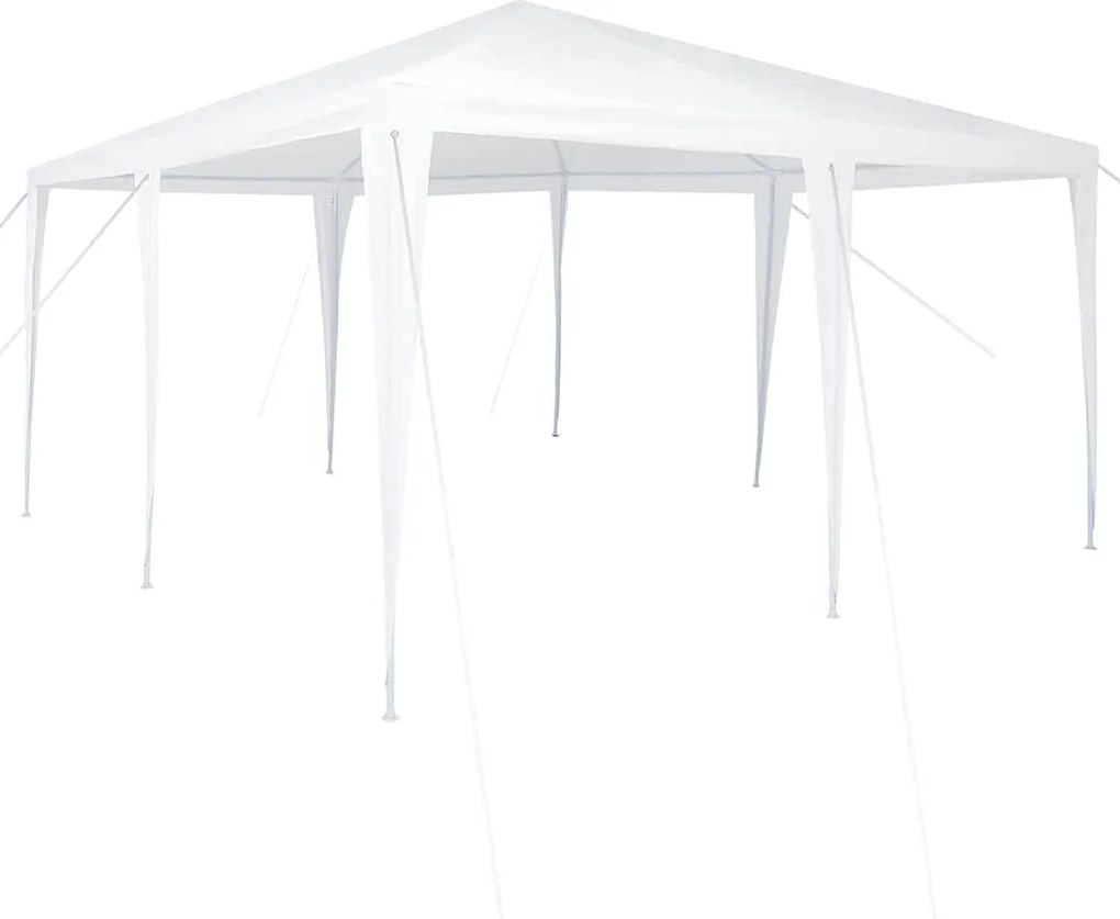 vidaXL Partysátor Fehér 400 x 400 x 266 cm Poliészter és Acél