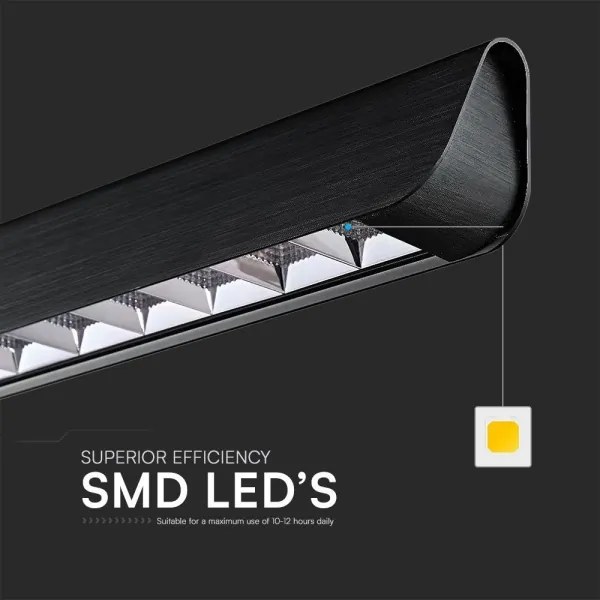 LED csillár kábelre LED/36W/230V 3000/4000/6400K fekete