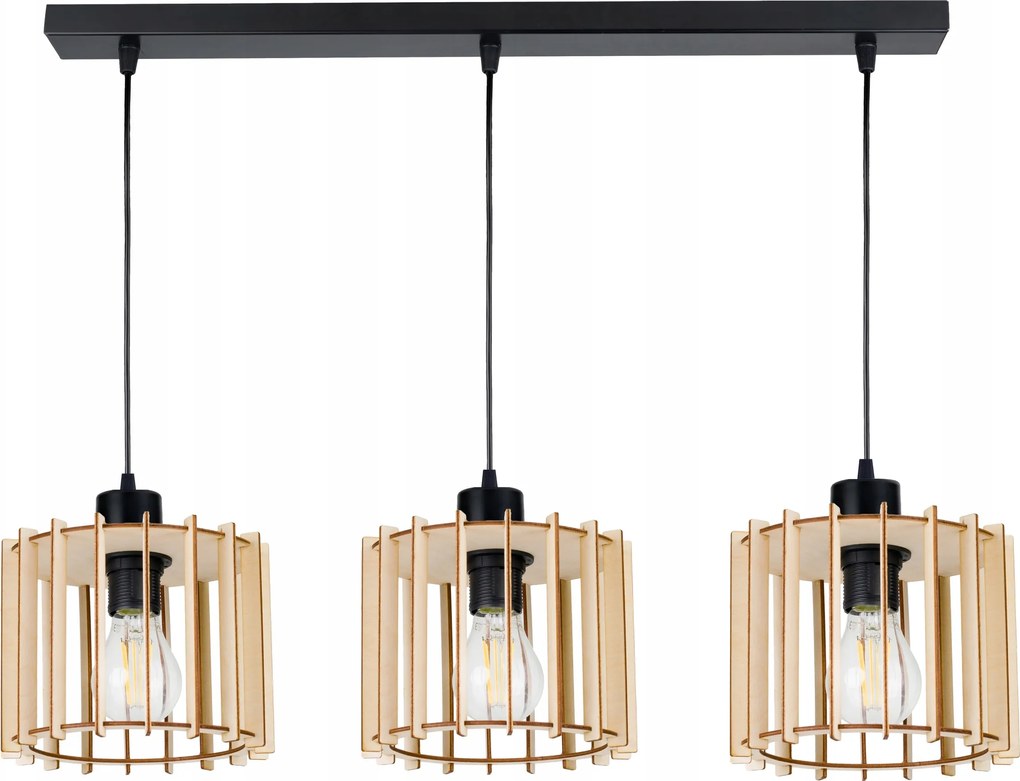 Függő Lámpa Túlnyúlás mennyezeti csillár Loft Fa 3