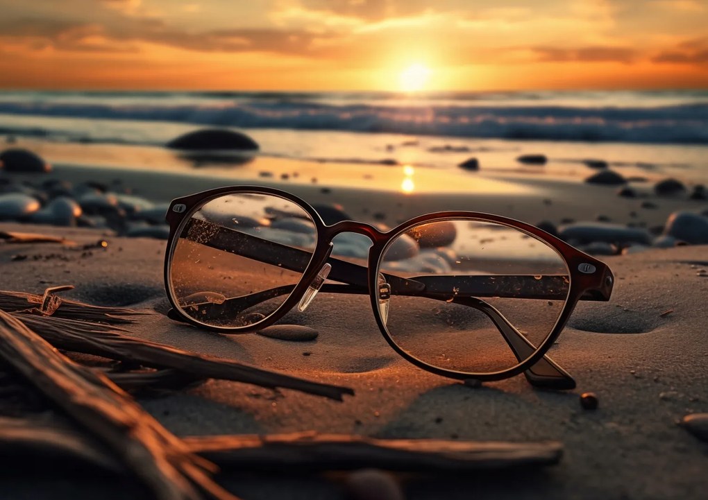 Poszter 29,7x21cm Naplemente üvegen keresztül