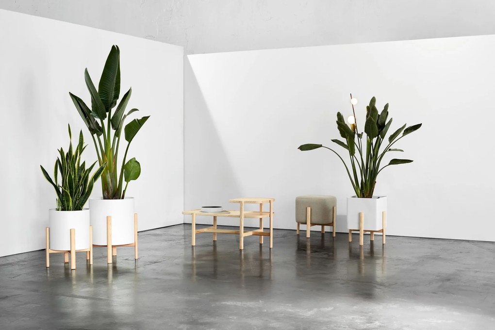 ASHI kerek önöntöző virágcserép, többféle változatban - Hobby Flower méretek: Ø 48 x 58, szín: fehér