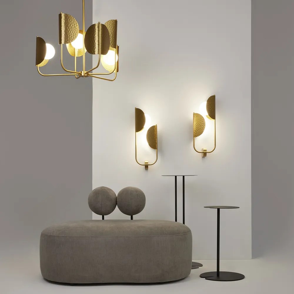 Maytoni modern fali lámpa tropic fehér sárgaréz mymod164wl-02bs1
