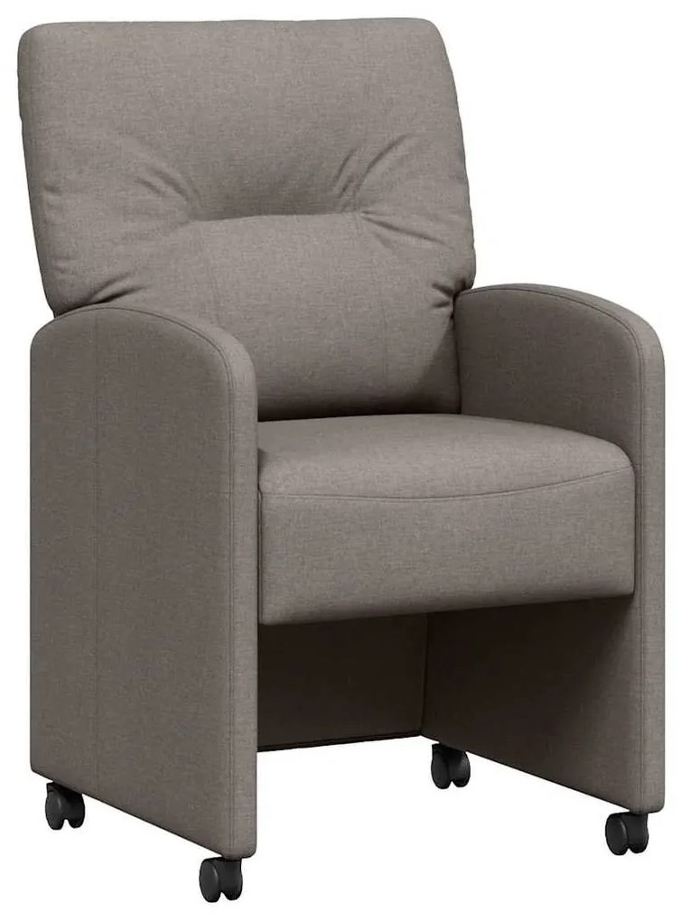 Kerekes Étkező Székek 2 pcs Tópszínű 57 x 67 x 95 cm szövet