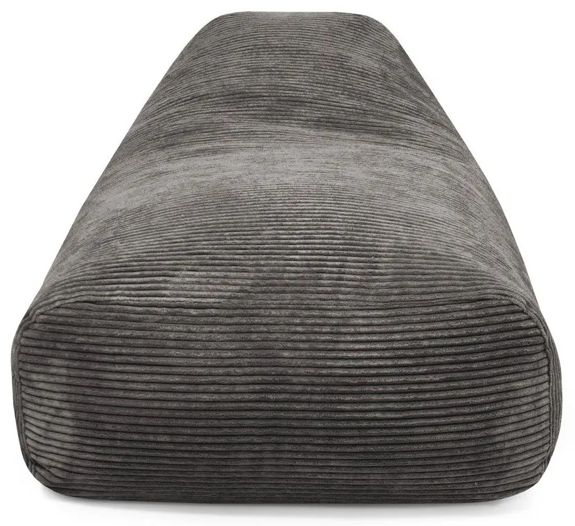 Kék kordbársony babzsákfotel Snug 130 – SLOWDOWN