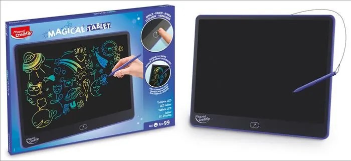 Mágikus táblagép, színes, 16, MAPED CREATIV Magical Tablet Maxi (IMAC906908)