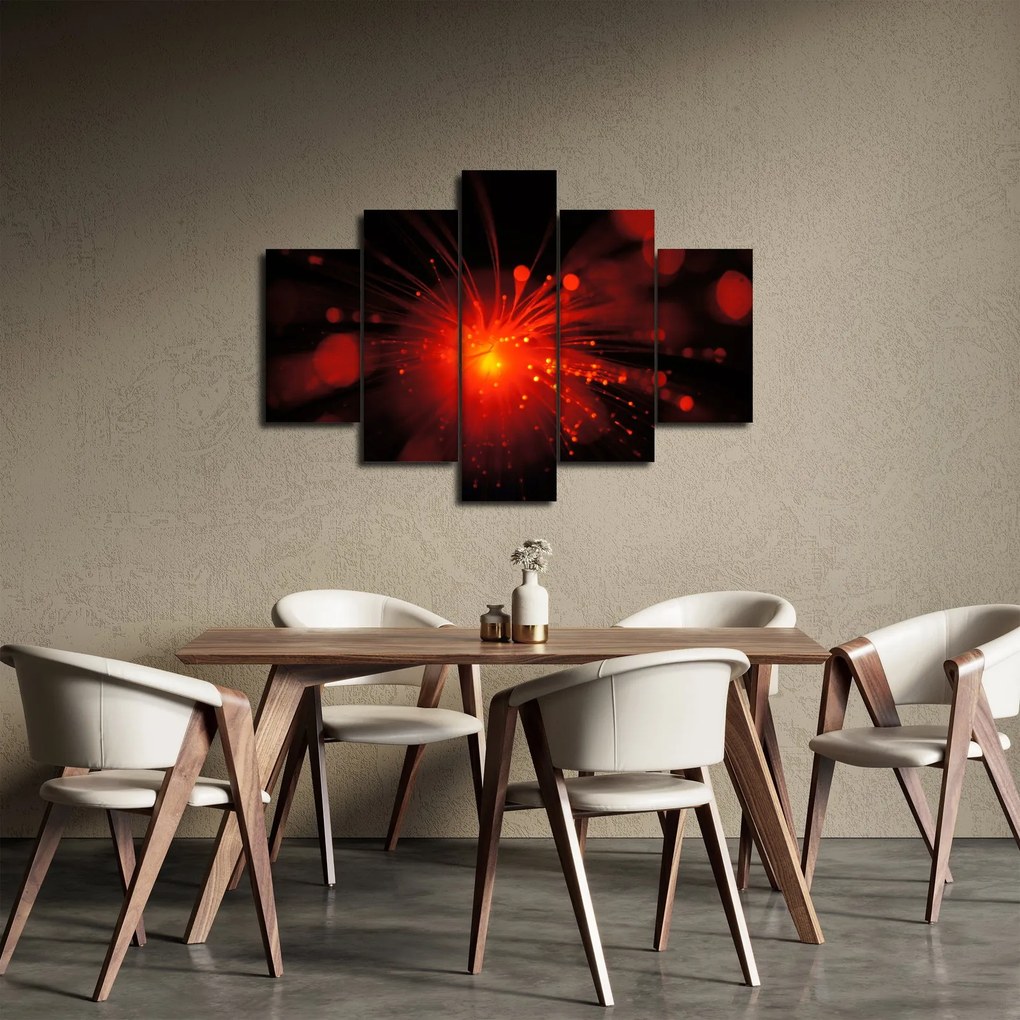 Egy szikrázó absztrakció képe (150x105 cm)