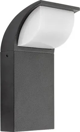Rabalux hongkong kültéri fali lámpa 9w 660lm ip65 fekete aluminium