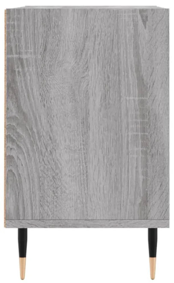 szürke sonoma színű szerelt fa TV-szekrény 69,5 x 30 x 50 cm