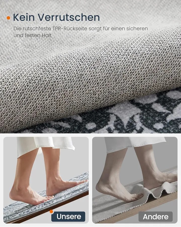 Kerek Szőnyeg, Kültéri Szőnyeg, Boho, 160 cm átmérő, Mosható, Antracitszürke