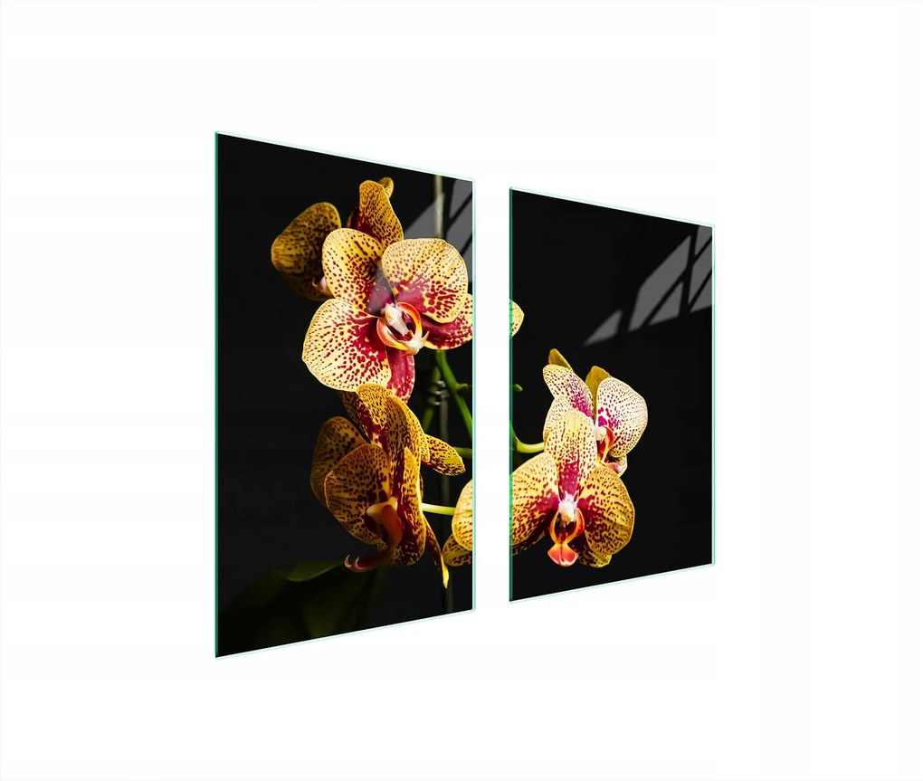 Üveg Konyhai Védőlap 65x52 Orchidea Edzett Üveg